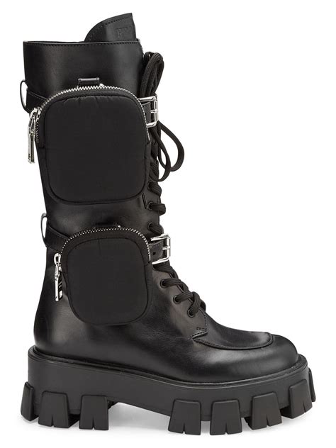 styling prada combat boots|prada black chunky combat boots.